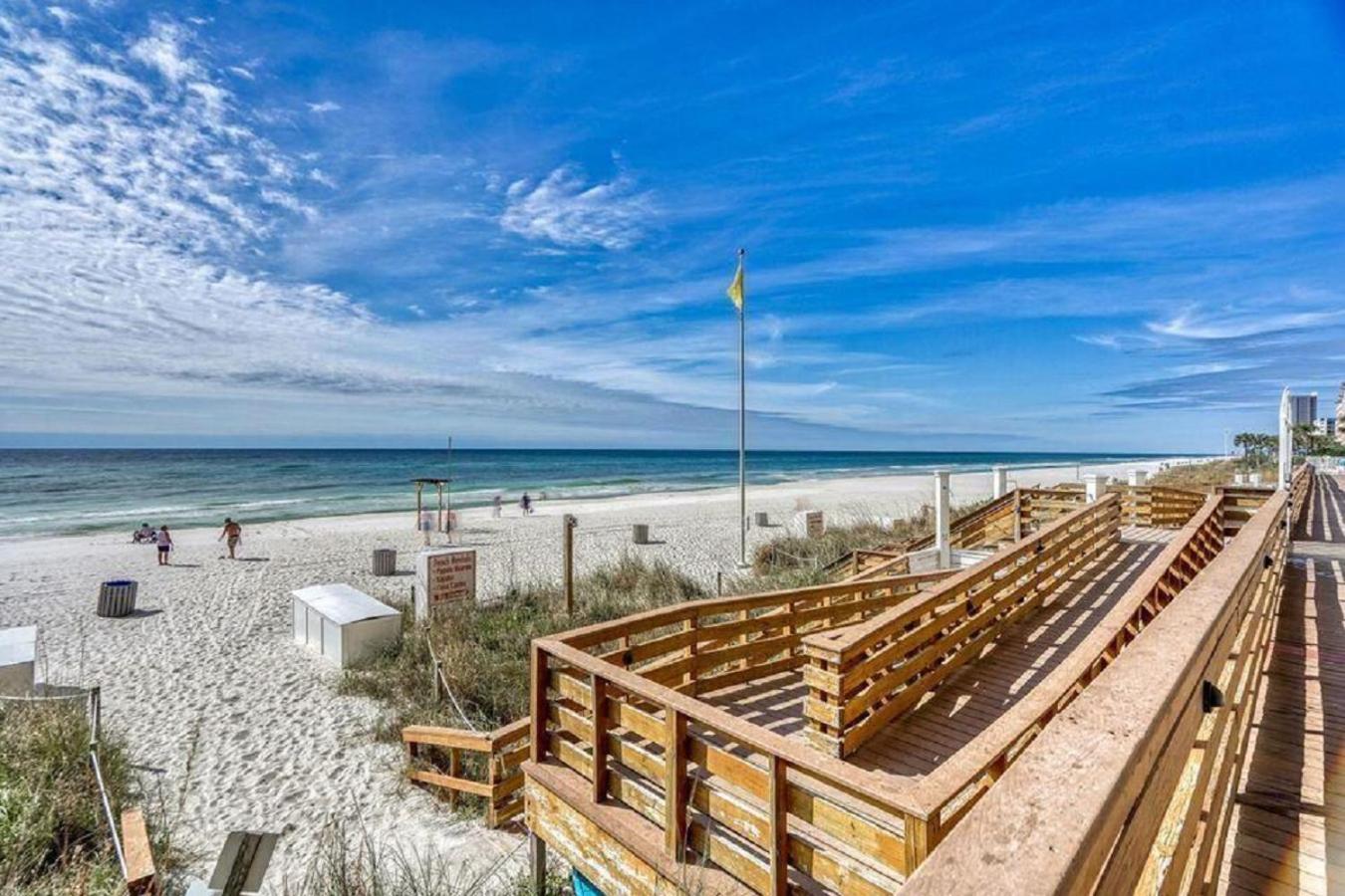 Beachfront Spacious Renovated Condo - Pools, Hot Hub, Spa - Walk To Pier Park In Pcb Panama City Beach Dış mekan fotoğraf